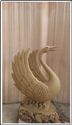 天鵝雕塑發貨完成